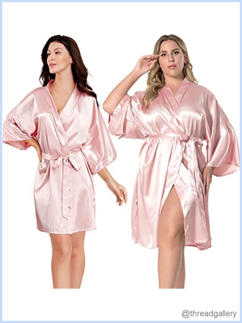 Silky Satin Kimono Robe Bridal Party Bridesmaid Sleepwear